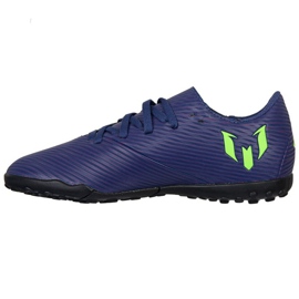 Sapatos Adidas Nemeziz Messi 19.4 Tf Jr EF1818 azul marinho azul marinho 1