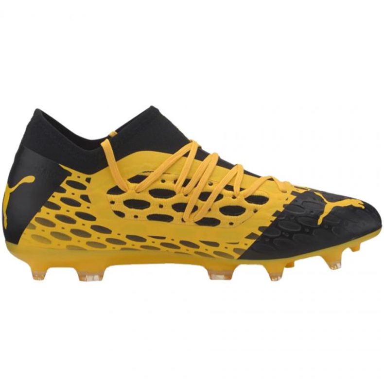 Puma Future 5.3 Netfit Fg Ag M 105756 03 chuteiras amarelo amarelo 1