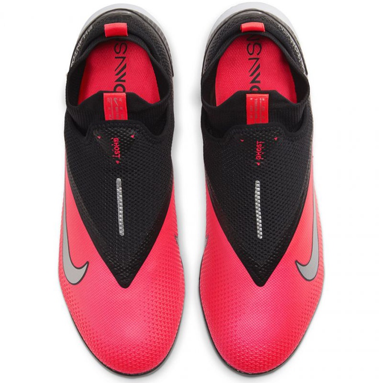 Sapatos de interior Nike React Phantom Vsn 2 Pro Df Ic M CD4170-606 vermelho laranjas e tintos 1