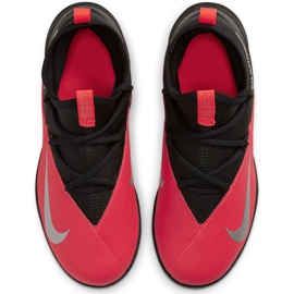 Chuteiras Nike Phantom Vsn 2 Club Df Tf Jr CD4079-606 vermelho laranjas e vermelhos 1