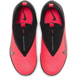Chuteiras Nike Phantom Vsn 2 Academy Df Tf Jr CD4078 606 vermelho laranjas e vermelhos 1