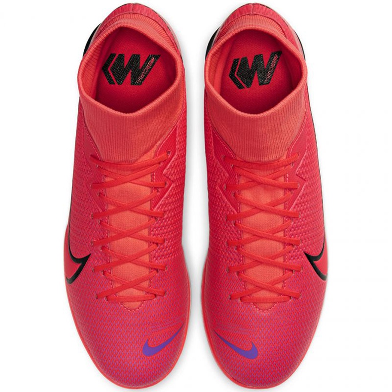 Sapatos de interior Nike Mercurial Superfly 7 Academy Ic M AT7975-606 vermelho laranjas e vermelhos 1