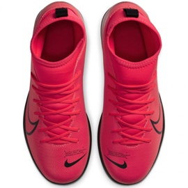 Chuteiras Nike Mercurial Superfly 7 Club Tf Jr AT8156-606 vermelho laranjas e tintos 1