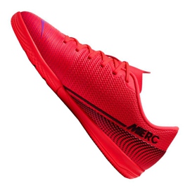 Sapato Nike Vapor 13 Academy Ic Jr AT8137-606 vermelho laranjas e vermelhos 1
