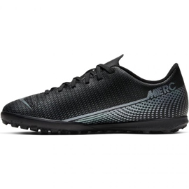 Chuteiras Nike Mercurial Vapor 13 Club Tf Jr AT8177-010 preto preto 1 Chuteiras Nike Mercurial Vapor 13 Club Tf Jr AT8177-010 preto preto 1