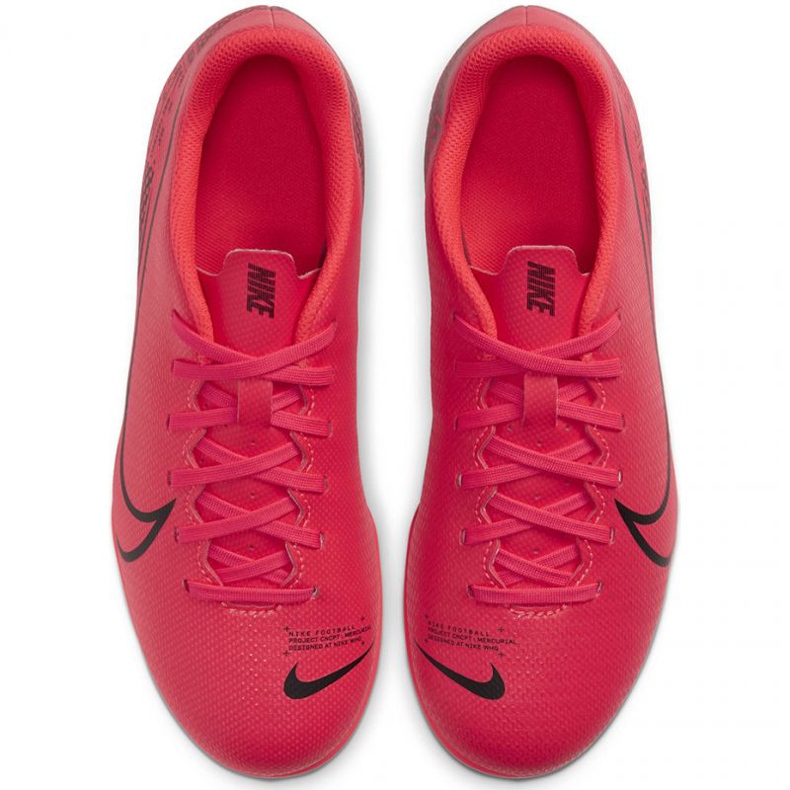 Chuteiras Nike Mercurial Vapor 13 Club FG / MG Jr AT8161-606 multicolorido laranjas e tintos 1
