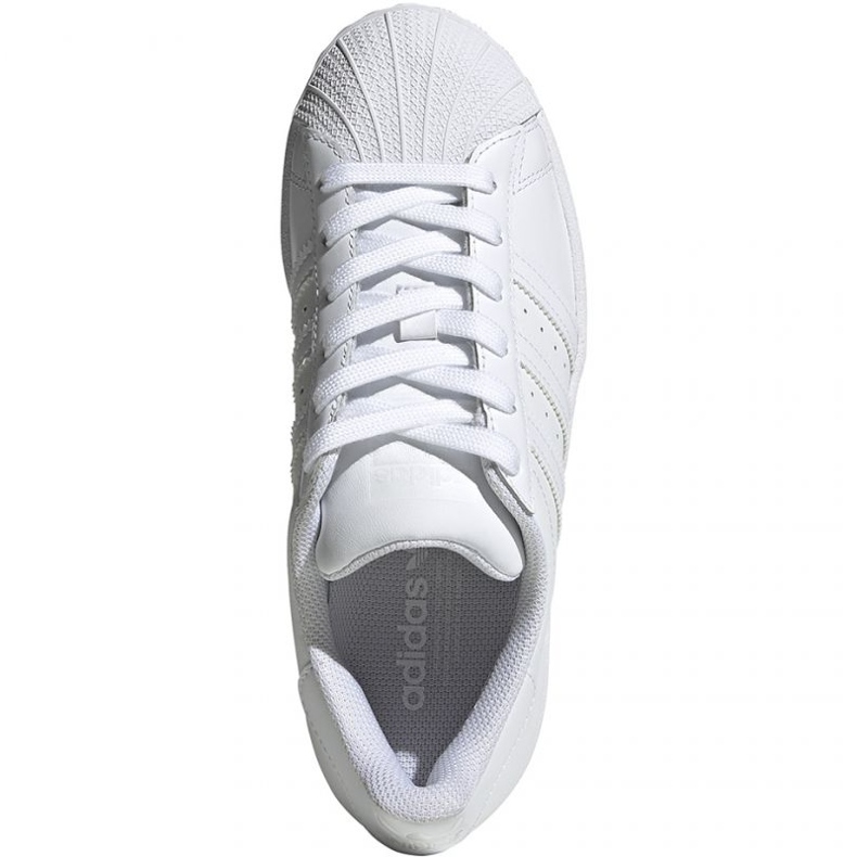 Sapatos infantis brancos Adidas Superstar J EF5399 1