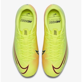 Chuteiras Nike Mercurial Vapor 13 Academy Mds FG / MG Jr CJ0980-703 amarelo amarelos 1