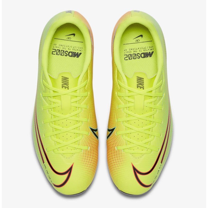 Chuteiras Nike Mercurial Vapor 13 Academy Mds FG / MG Jr CJ0980-703 amarelo amarelos 1