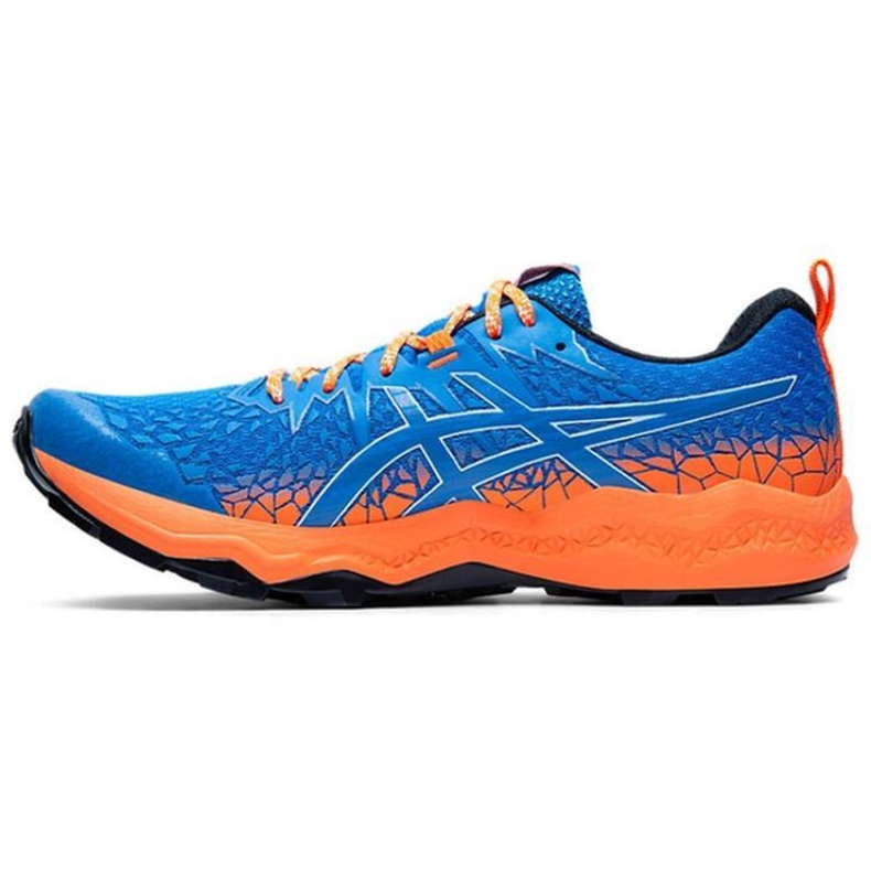 Tênis Asics Fujitrabuco Lyte M 1011A700-400 azul laranja 1