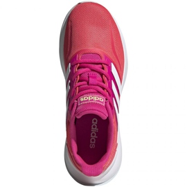 Sapatos Adidas Runfalcon K Jr EG2550 vermelho rosa 1