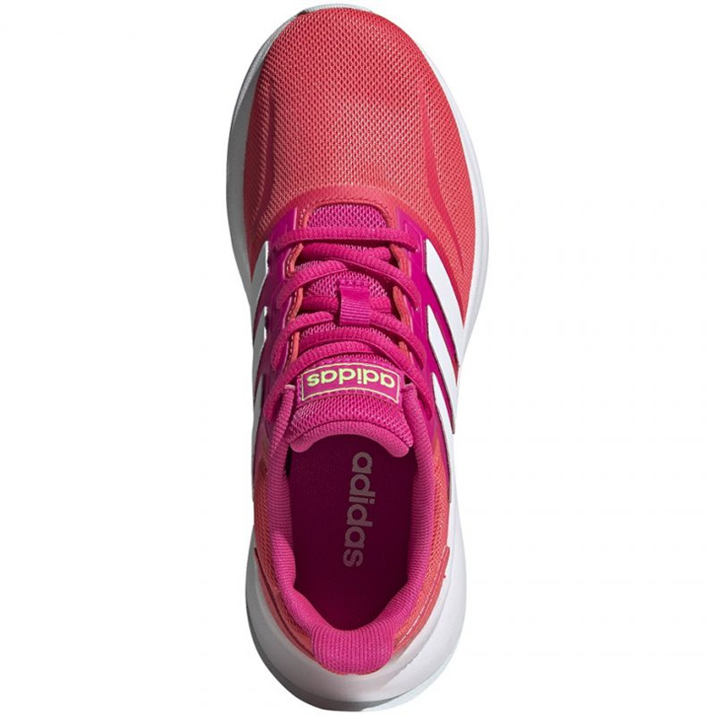 Sapatos Adidas Runfalcon K Jr EG2550 vermelho rosa 1