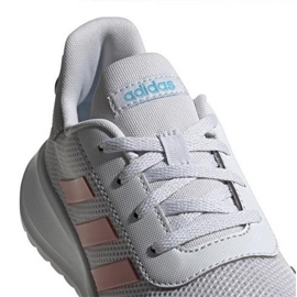 Sapatos Adidas Tensaur Run Jr EG4132 rosa cinza 1