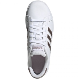 Sapatos adidas Grand Court Jr EF0101 branco preto 1