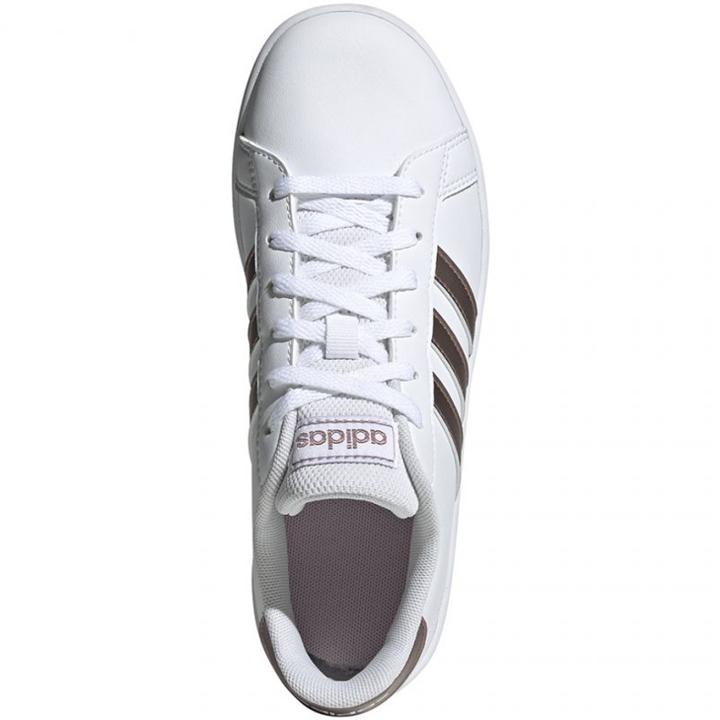 Sapatos adidas Grand Court Jr EF0101 branco preto 1