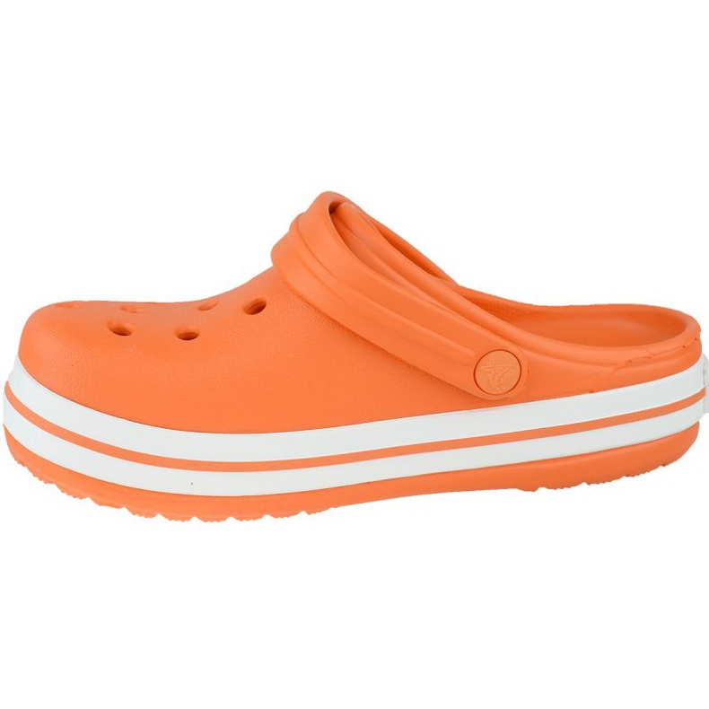 Crocs Crocband Clog K Jr 204537-810 laranja cinza 1 Crocs Crocband Clog K Jr 204537-810 laranja cinza 1