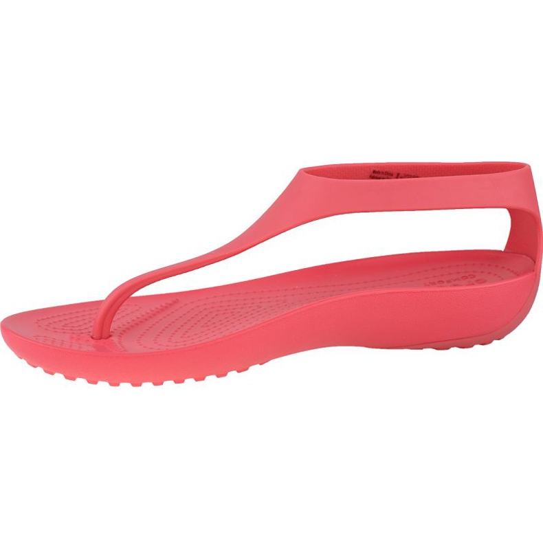 Sandálias, chinelos Crocs Serena Flip W 205468-611 vermelho 1