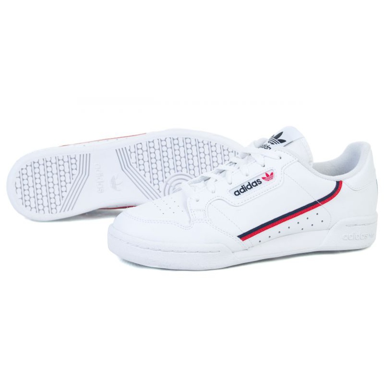 Sapatos Adidas Continental 80 Jr F99787 branco preto 1