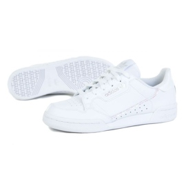 Sapatos Adidas Continental 80 Jr FU6669 branco preto 1