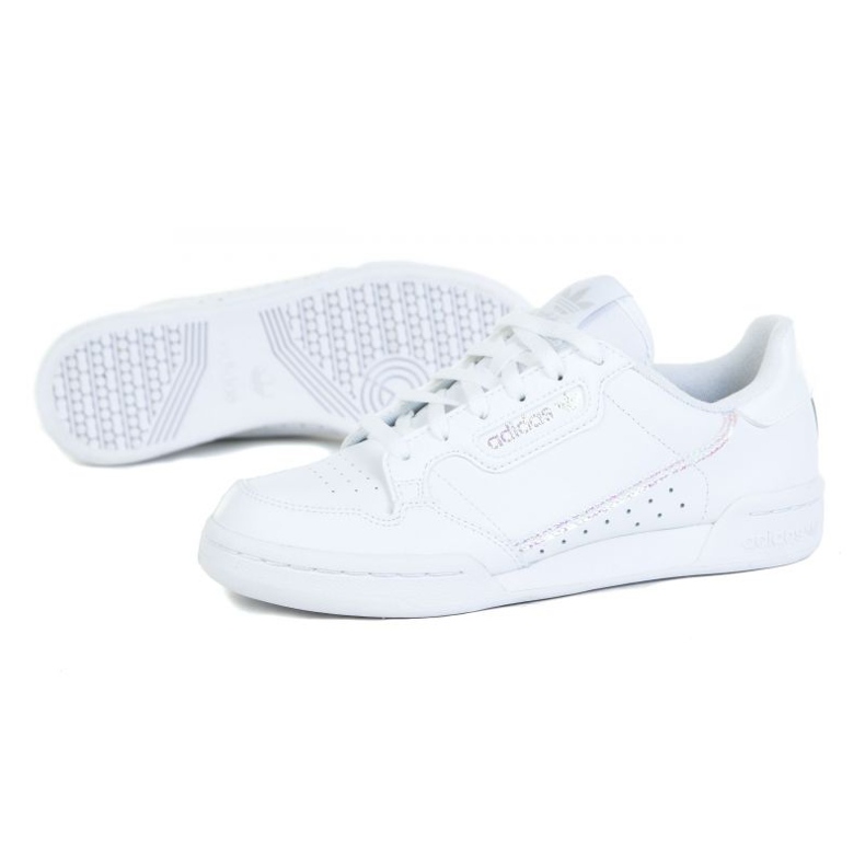 Sapatos Adidas Continental 80 Jr FU6669 branco preto 1