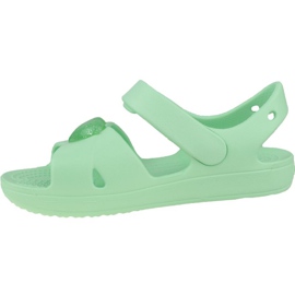 Sandália Crocs Classic Cross-Strap K 206245-3TI ['azul'] verde 1