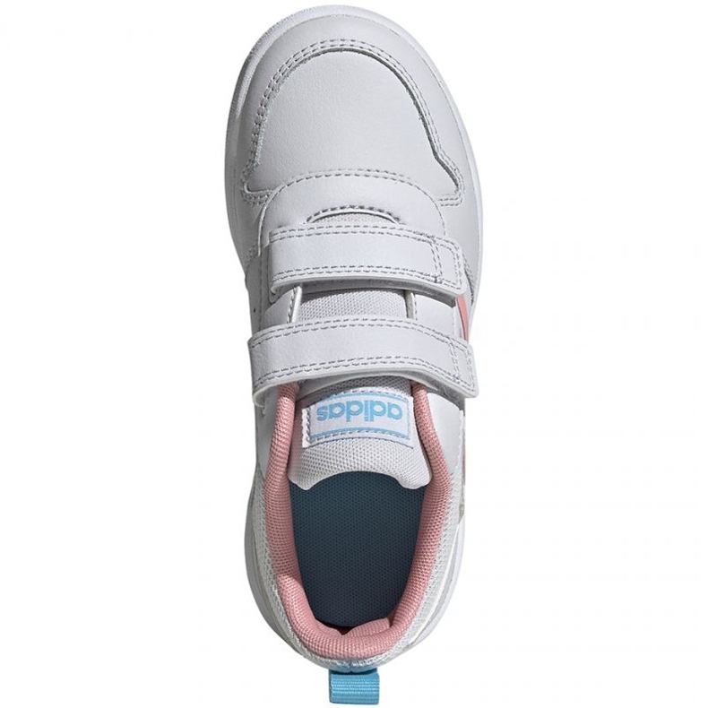 Sapatos Adidas Tensaur C Jr EG4091 branco azul 1
