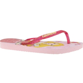 Chinelos Havaianas Jr 4123328-7818 rosa 1