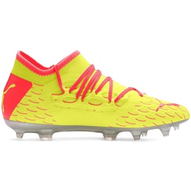 Chuteiras Puma Future 5.3 Netfit Jr Osg Fg Ag 105947 01 vermelho laranjas e vermelhos 1