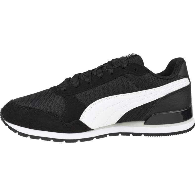 Puma St Runner v2 Mesh Jr 367135-06 branco preto 1 Puma St Runner v2 Mesh Jr 367135-06 branco preto 1