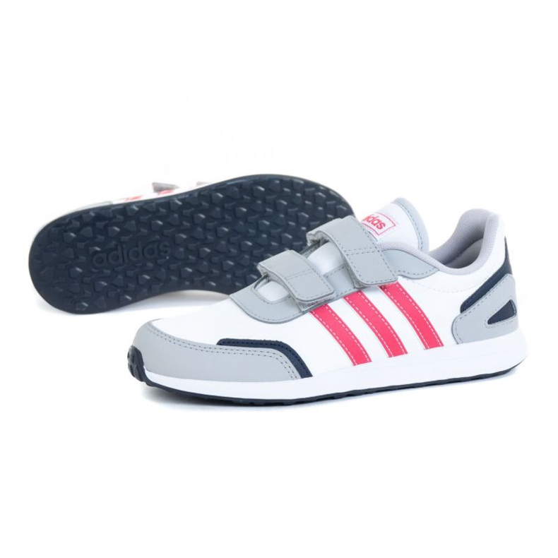 Sapatos Adidas Vs Swith 3 C FW9309 branco laranja 1