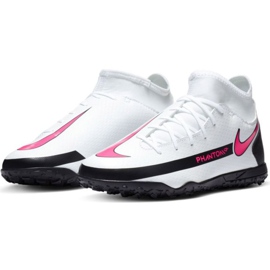 Chuteira Nike Phantom Gt Club Df Tf Jr CW6729-160 multicolorido branco 1 Chuteira Nike Phantom Gt Club Df Tf Jr CW6729-160 multicolorido branco 1