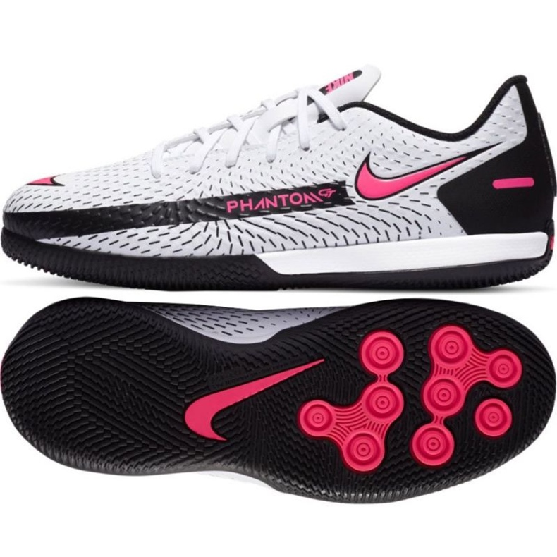 Chuteiras Nike Phantom Gt Academy Ic Jr CK8480-160 multicolorido branco 1