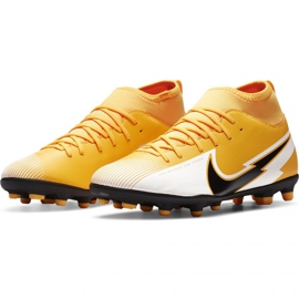 Chuteiras Nike Mercurial Superfly 7 Club FG / MG Jr AT8150 801 amarelo amarelos 1
