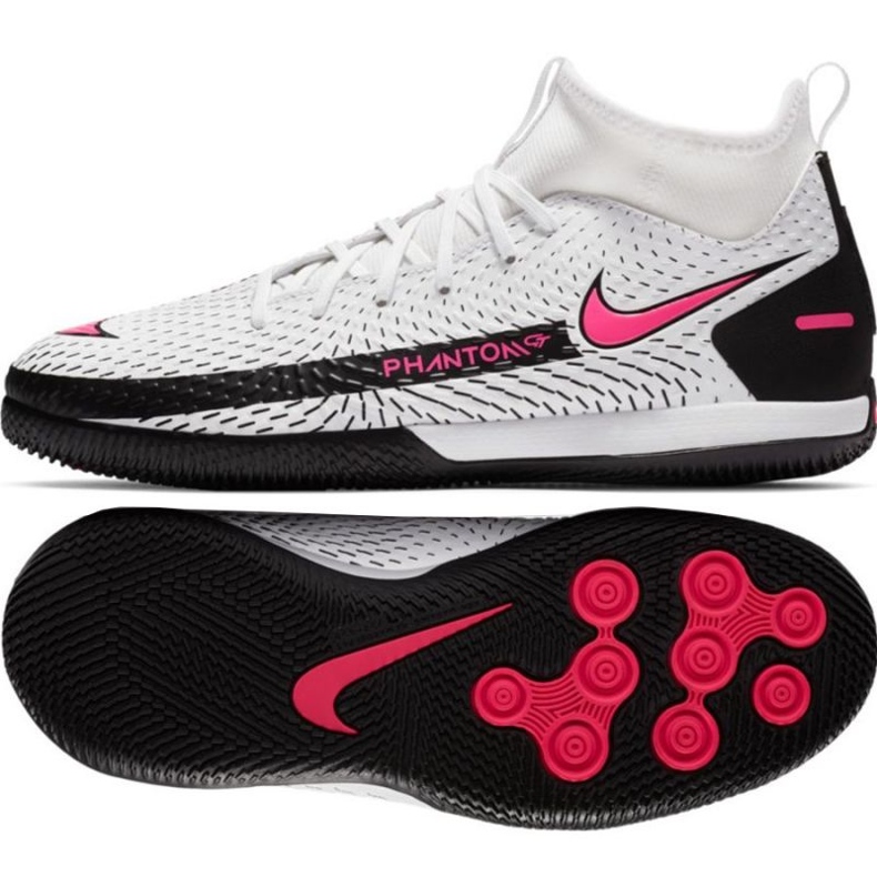 Sapatos de interior Nike Phantom Gt Academy Df In Jr CW6693-160 branco branco 1