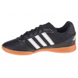 Sapatos de interior adidas Super Sala In Jr FV5457 preto preto 1