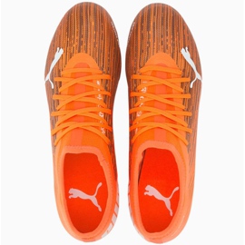 Chuteira Puma Ultra 3.1 Fg Ag M 106086 01 multicolorido laranjas e vermelhos 2
