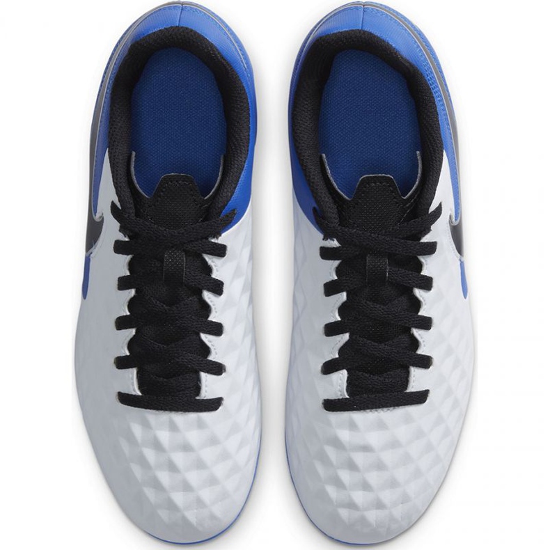 Chuteiras Nike Tiempo Legend 8 Club FG / MG Jr AT5881 104 multicolorido branco 1