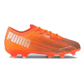 Botas de futebol Puma Ultra 1.1 Fg Ag Jr 106097 01 multicolorido laranjas e vermelhos 1