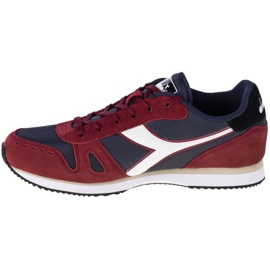 Calçados Diadora Simple Run M 101-173745-01-C8913 branco vermelho azul marinho 1 Calçados Diadora Simple Run M 101-173745-01-C8913 branco vermelho azul marinho 1