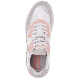 Sapatos Kappa Laverton W 242930 1021 branco rosa cinza 1