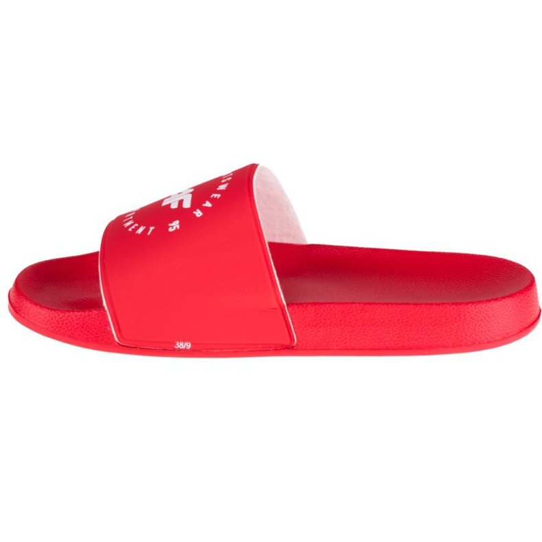 4F Thongs H4Z20-KLD001 62S chinelos branco vermelho 1 4F Thongs H4Z20-KLD001 62S chinelos branco vermelho 1