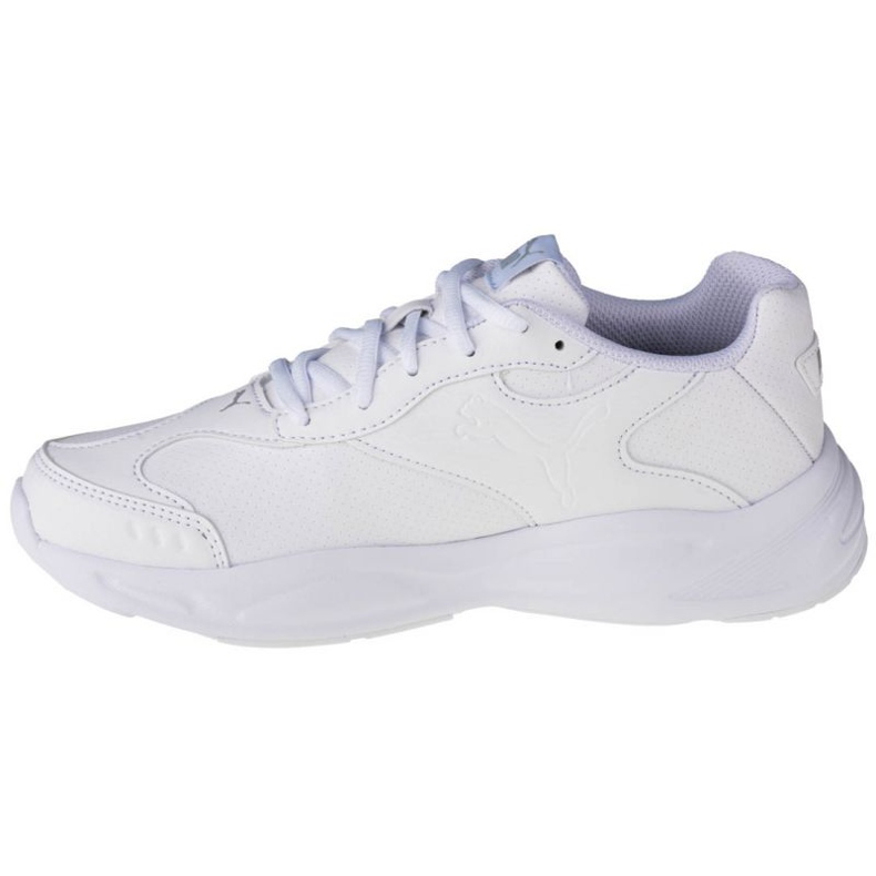 Puma 90S Runner Sl Jr 372929 01 branco azul marinho 1