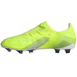 Chuteiras Adidas X Ghosted.2 Fg M FW6958 neon branco, amarelo-verde verde 2