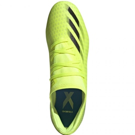 Chuteiras Adidas X Ghosted.3 Fg M FW6948 verde néon branco, verde-amarelo 5