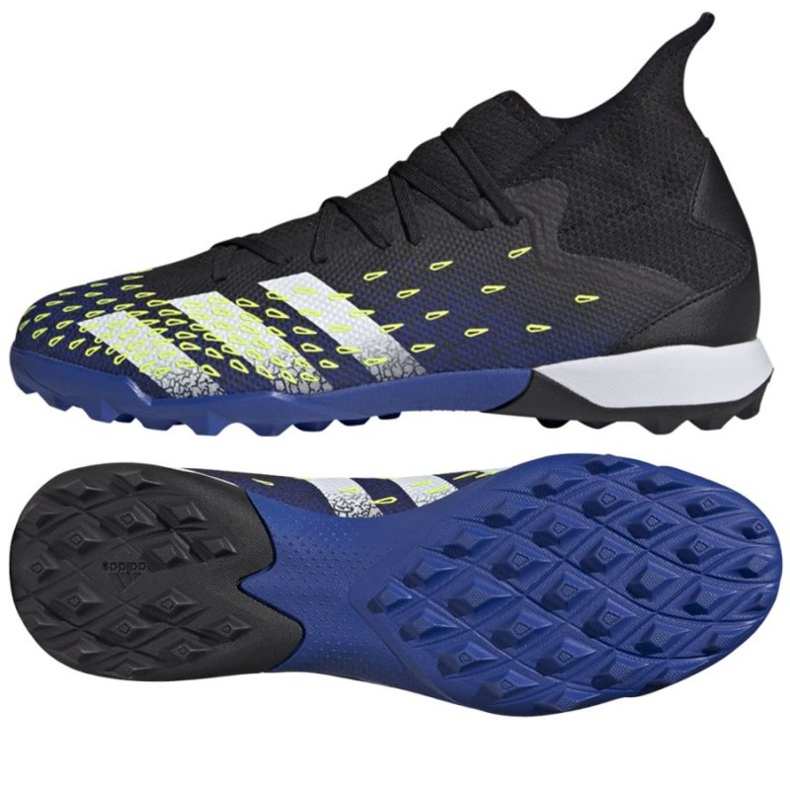 Chuteiras Adidas Predator Freak.3 Tf M FY0623 azul preto 1