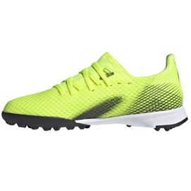 Chuteiras Adidas X Ghosted.3 Tf Jr FW6926 multicolorido amarelos 1 Chuteiras Adidas X Ghosted.3 Tf Jr FW6926 multicolorido amarelos 1