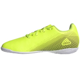 Chuteiras Adidas X Ghosted.4 In Jr FW6923 verde, néon amarelo verde 1