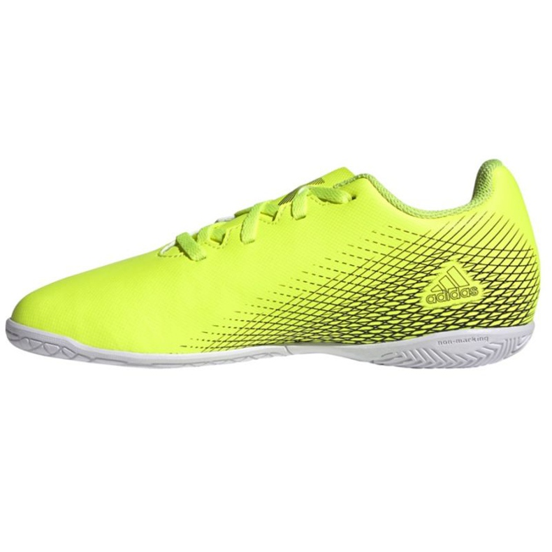 Chuteiras Adidas X Ghosted.4 In Jr FW6923 verde, amarelo néon verde 1