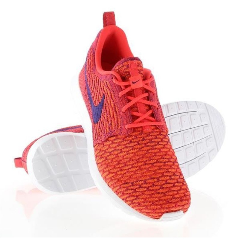 Nike Flyknit Rosherun M 677243-600 vermelho 1
