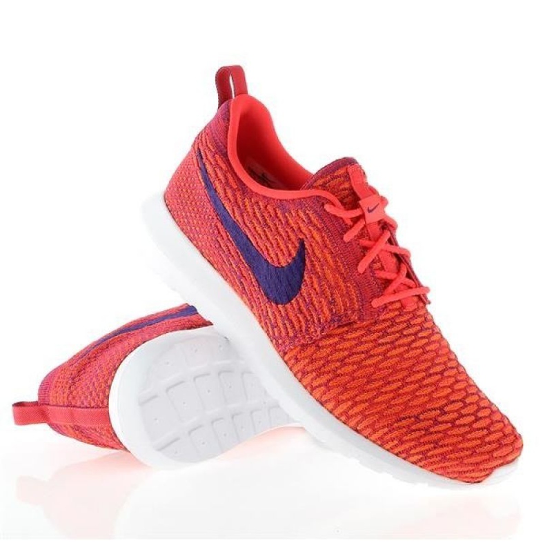 Nike Flyknit Rosherun M 677243-600 vermelho 2